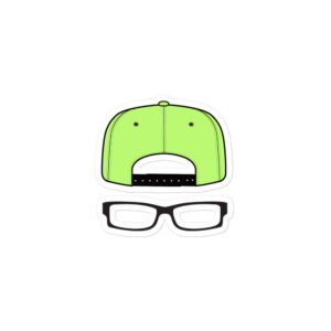 Eureka Comedy House - Hat & Glasses - Bubble-free stickers - Image 2